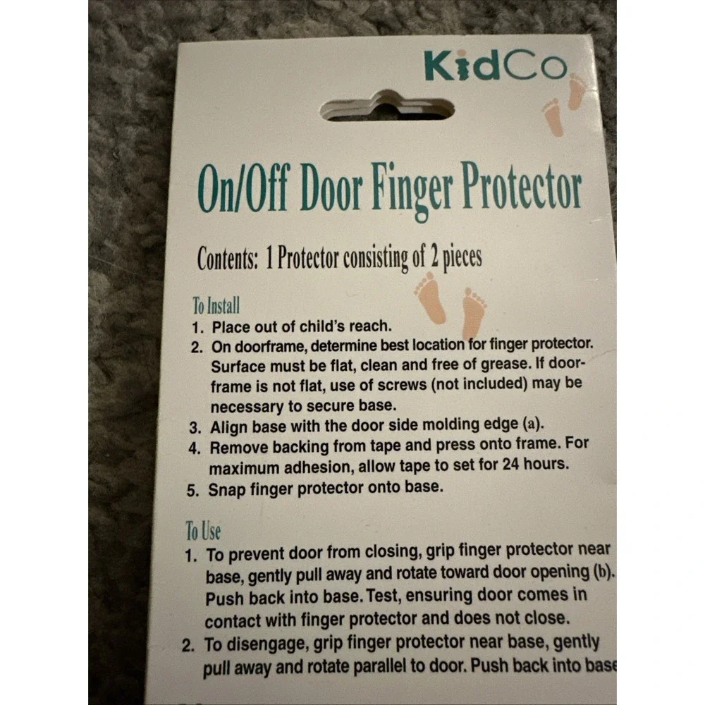 Kid Co On/off Door Finger Protector Model S351